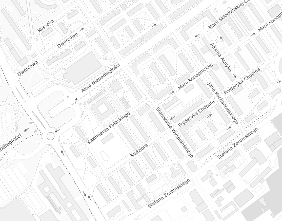 Mapa z adresem organizacji