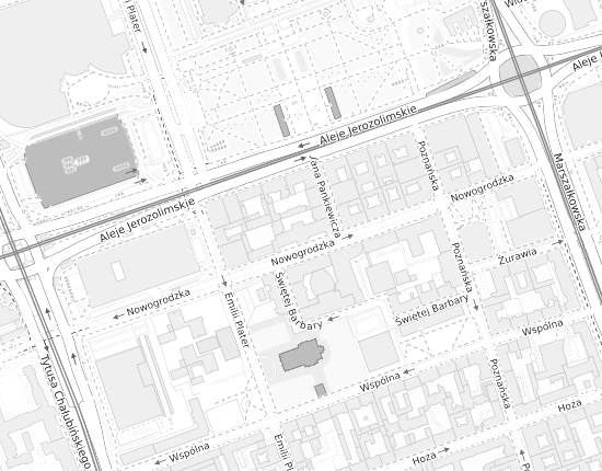 Mapa z adresem organizacji