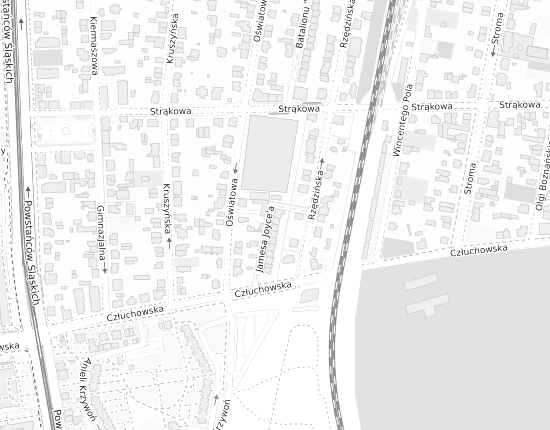 Mapa z adresem organizacji