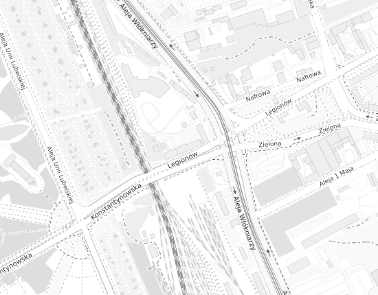 Mapa z adresem organizacji