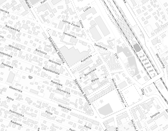 Mapa z adresem organizacji