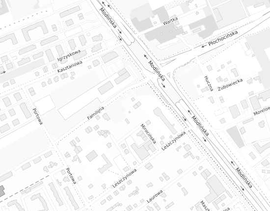 Mapa z adresem organizacji