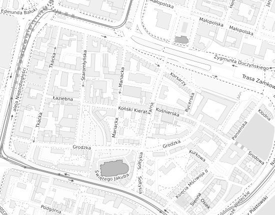 Mapa z adresem organizacji