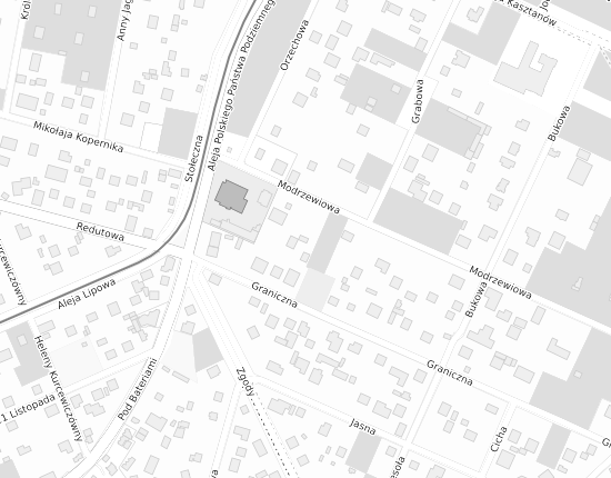 Mapa z adresem organizacji