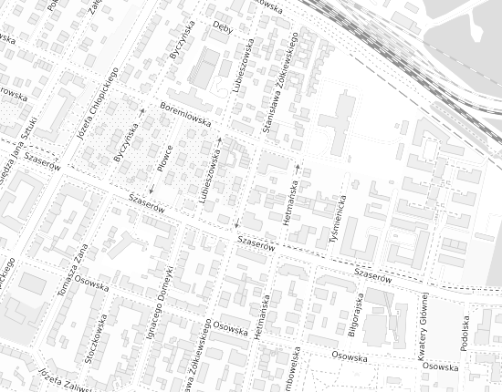 Mapa z adresem organizacji