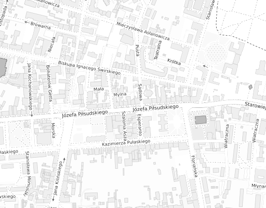 Mapa z adresem organizacji