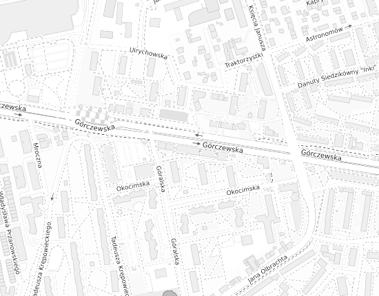 Mapa z adresem organizacji