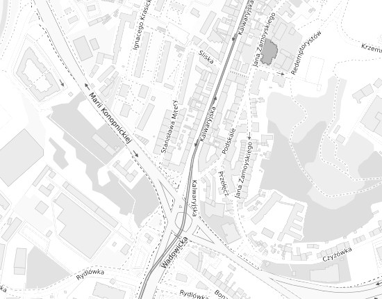 Mapa z adresem organizacji