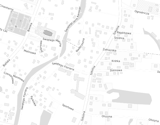Mapa z adresem organizacji