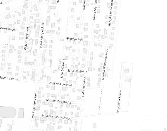 Mapa z adresem organizacji