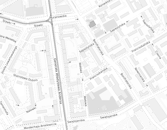 Mapa z adresem organizacji