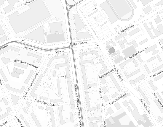 Mapa z adresem organizacji
