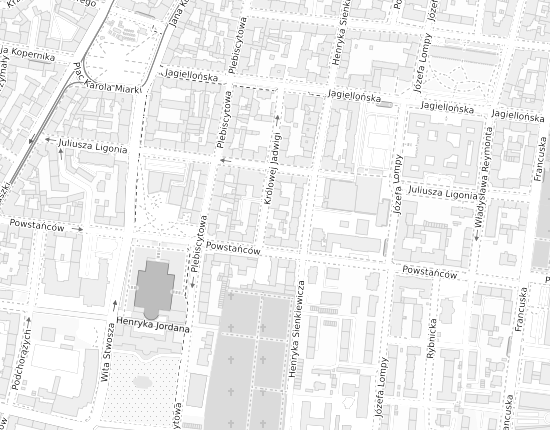 Mapa z adresem organizacji