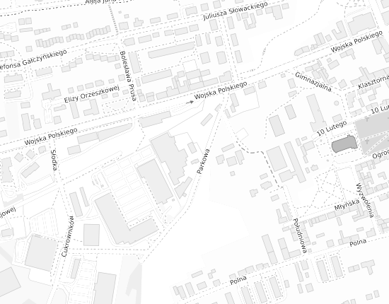 Mapa z adresem organizacji