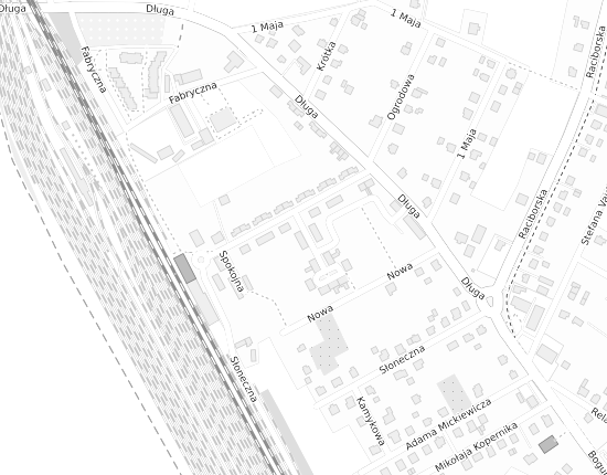 Mapa z adresem organizacji