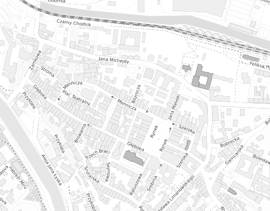 Mapa z adresem organizacji