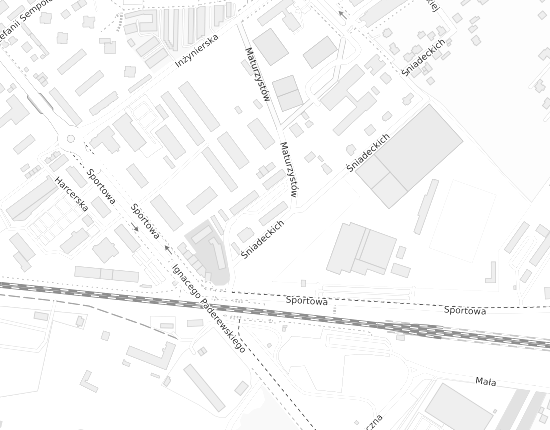 Mapa z adresem organizacji