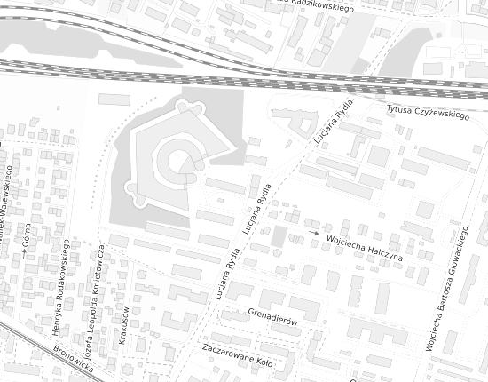 Mapa z adresem organizacji