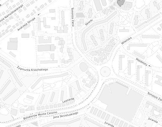 Mapa z adresem organizacji