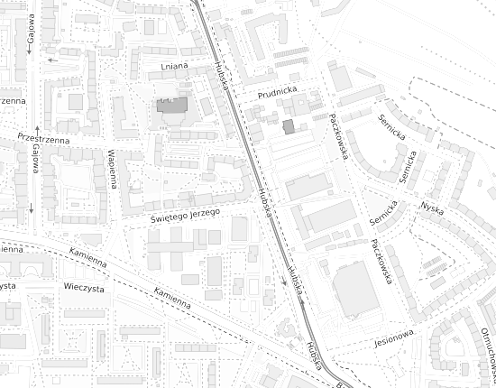 Mapa z adresem organizacji