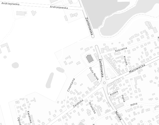 Mapa z adresem organizacji