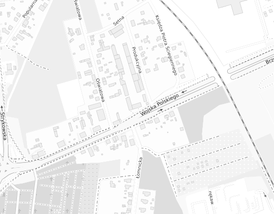 Mapa z adresem organizacji