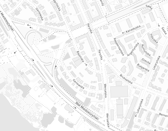 Mapa z adresem organizacji