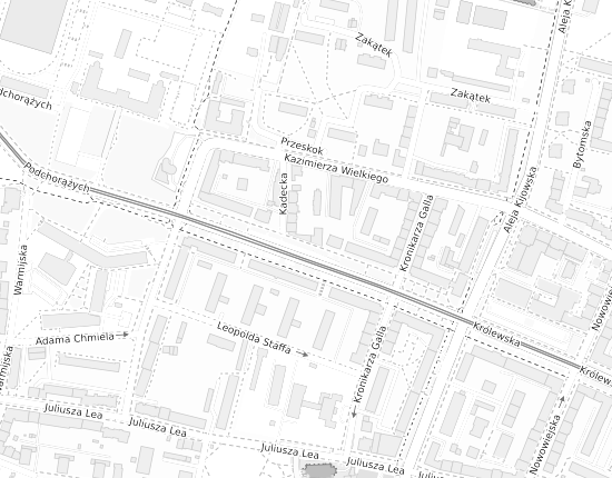 Mapa z adresem organizacji