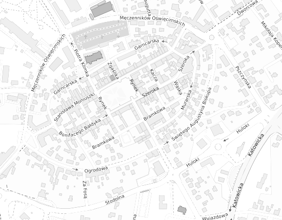 Mapa z adresem organizacji