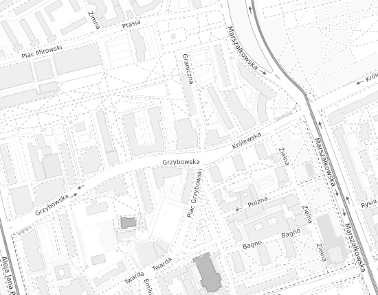 Mapa z adresem organizacji