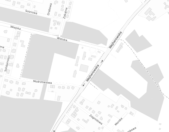 Mapa z adresem organizacji