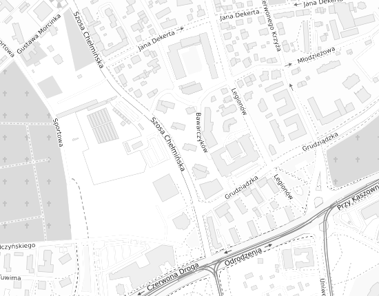 Mapa z adresem organizacji