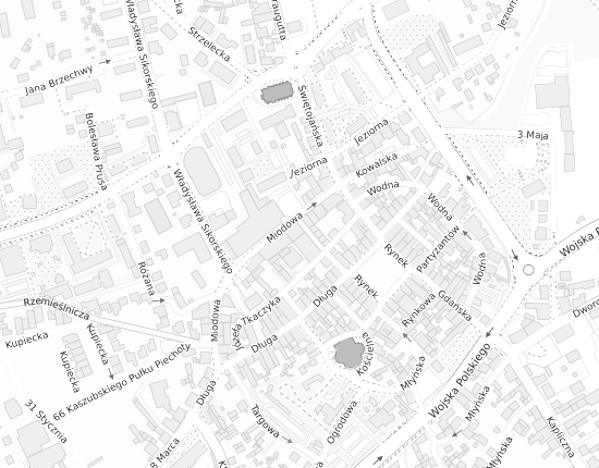 Mapa z adresem organizacji