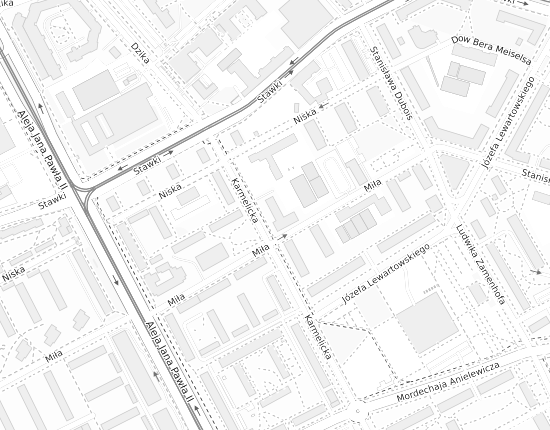 Mapa z adresem organizacji