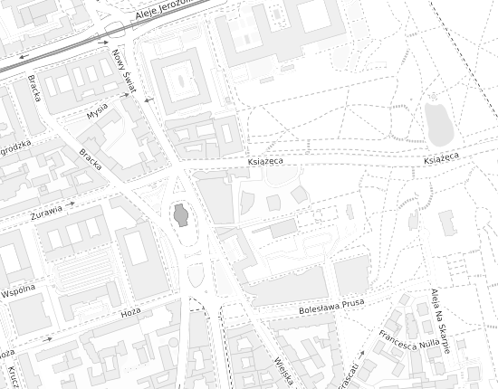 Mapa z adresem organizacji