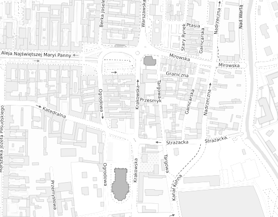 Mapa z adresem organizacji