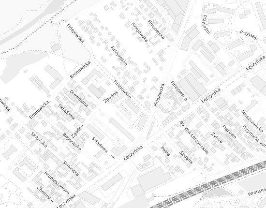 Mapa z adresem organizacji