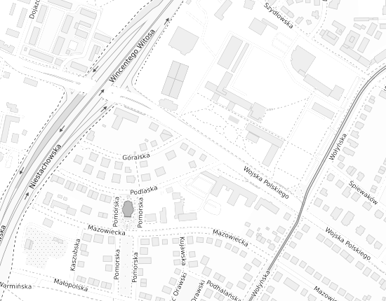 Mapa z adresem organizacji
