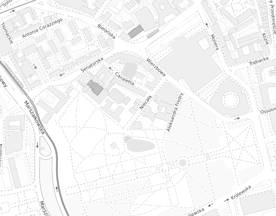 Mapa z adresem organizacji