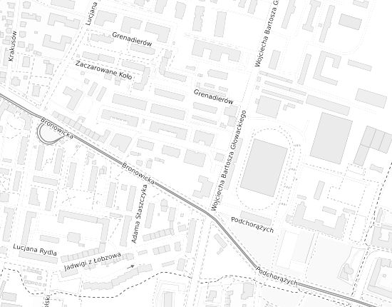 Mapa z adresem organizacji