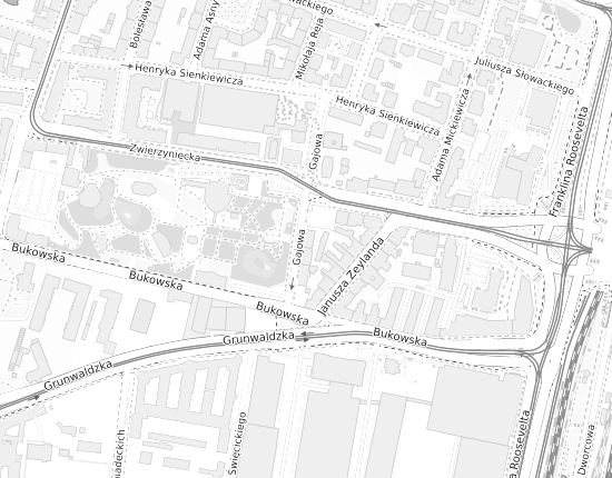 Mapa z adresem organizacji