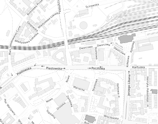 Mapa z adresem organizacji
