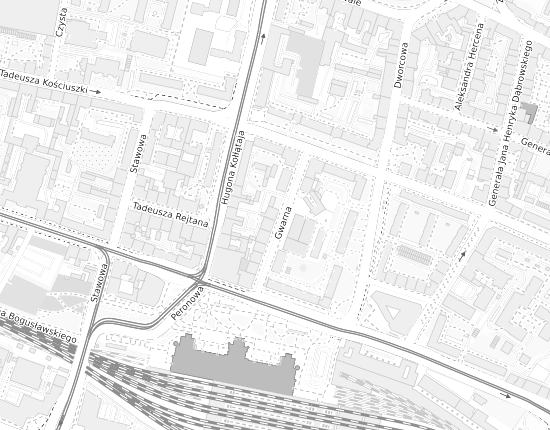 Mapa z adresem organizacji