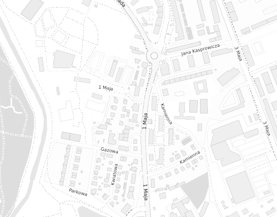 Mapa z adresem organizacji