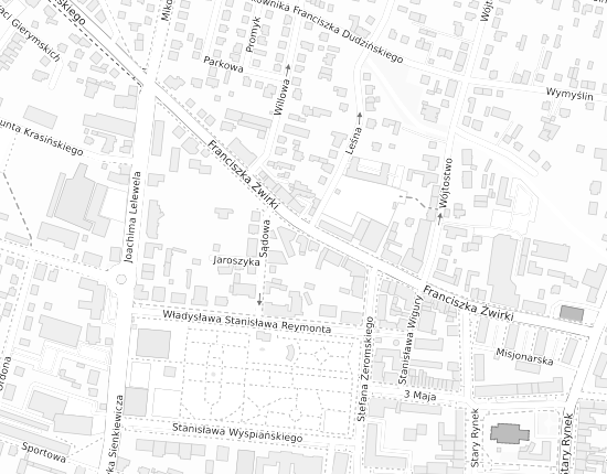Mapa z adresem organizacji