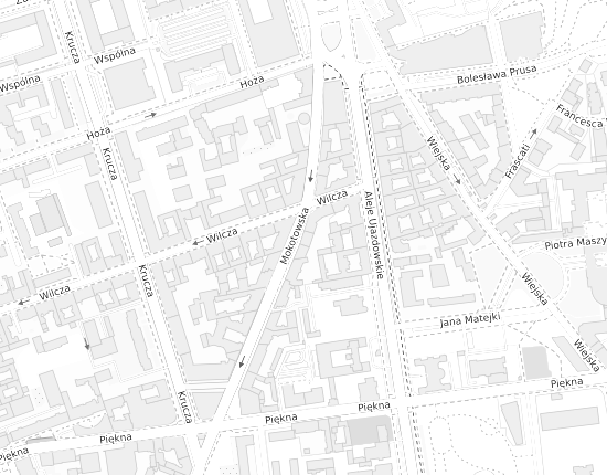 Mapa z adresem organizacji