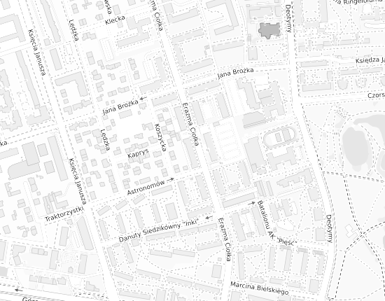 Mapa z adresem organizacji