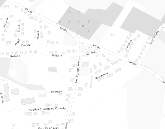 Mapa z adresem organizacji