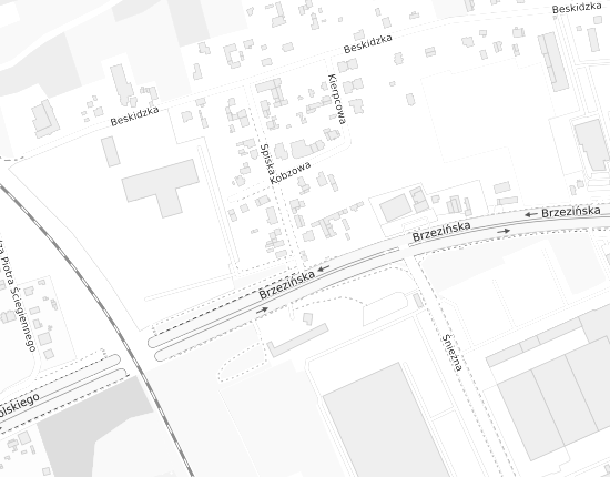 Mapa z adresem organizacji