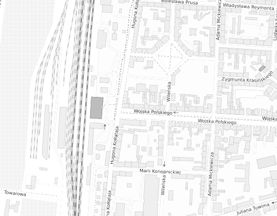 Mapa z adresem organizacji
